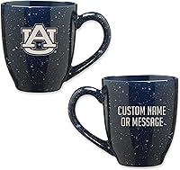 Vista 84 de Rico Industries NCAA UCLA Bruins Royal Blue - Taza de café de cerámica moteada grabada con láser de 16 onzas