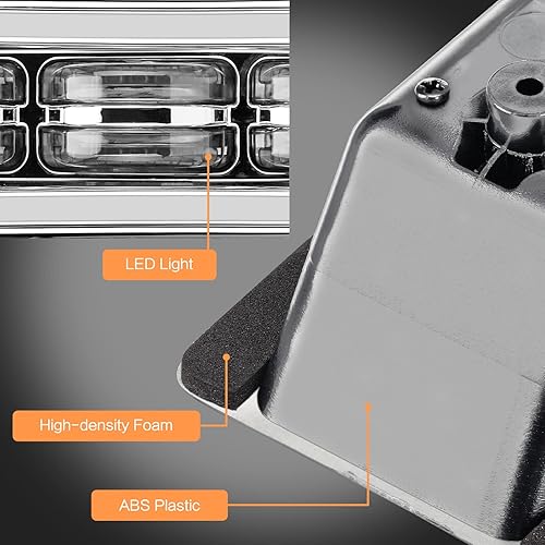 Miniatura 4 de VG MOTO Alforja trasera para motocicleta, luz LED, repuesto negro para Harley Touring FLHTCU FLHTK FLTRU Road King Electra Glide Ultra Classic