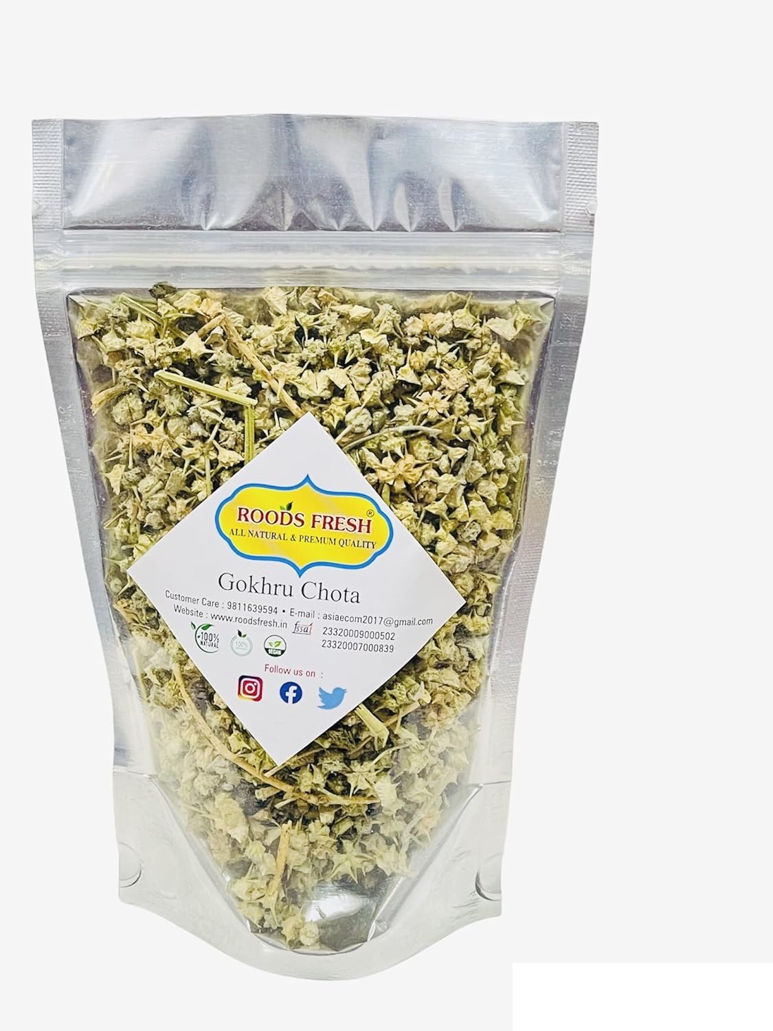 Roods Fresh Gokhru Chota - Gokhroo Chota - Tribulus Terrestris Seeds - Small Caltrops (100 Gram) (B0987QL7LL) Amazon Price History, Amazon Price Tracker