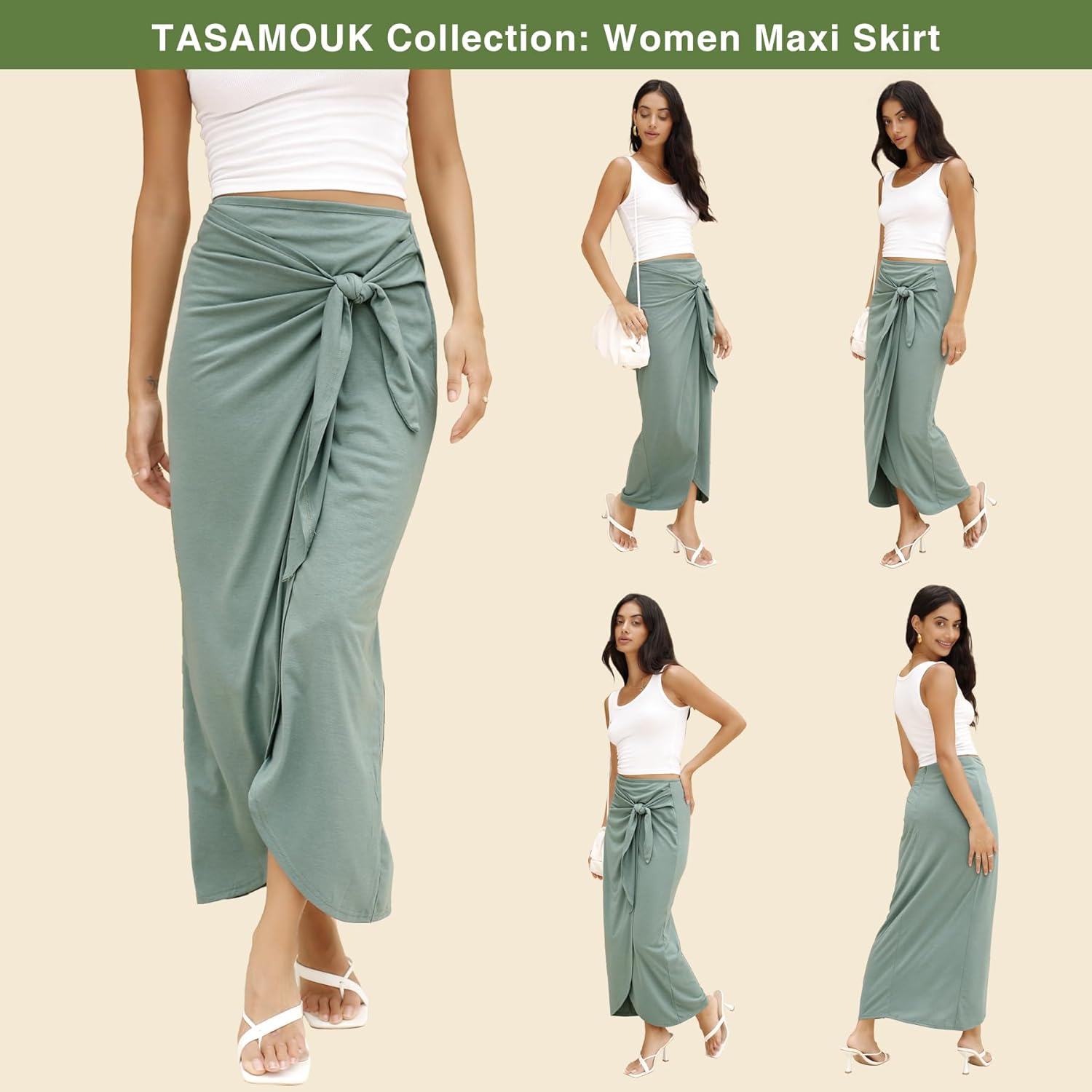 TASAMO Womens Draped Maxi Skirt Retro Full Length Skirt for Women Dressy Casual 4 71G4FwdO8DL. AC SL1500