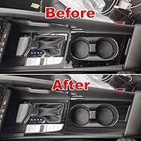 Vista 5 de ruihe Perilla de palanca de cambios de automóvil, panel de consola, cubierta de marco compatible con Hyundai Elantra 2021 2022 2023 2024 versión