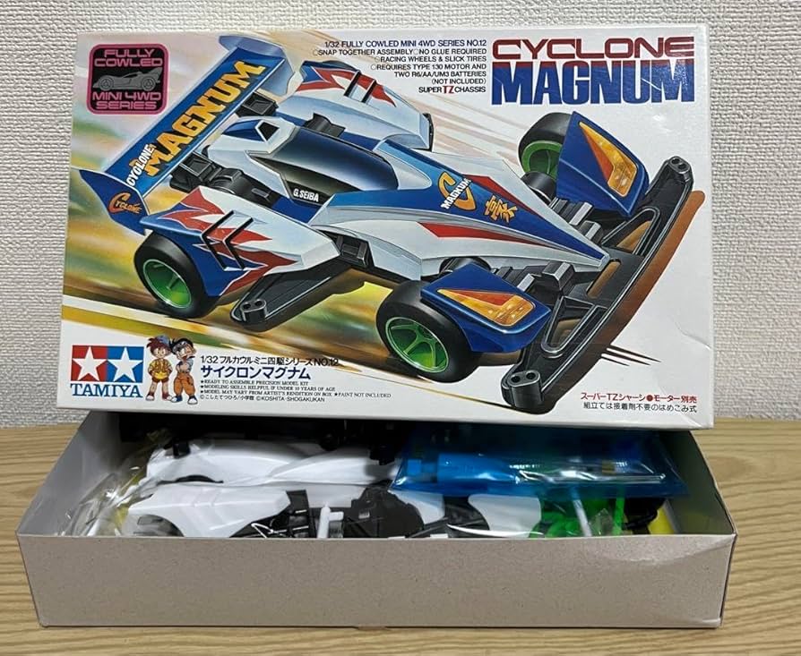 【未組立】美品TAMIYA サイクロンマグナム ミニ四駆シリーズNO.12 Amazon | タミヤ 1/32 フルカウルミニ四駆 No.12 サイクロン