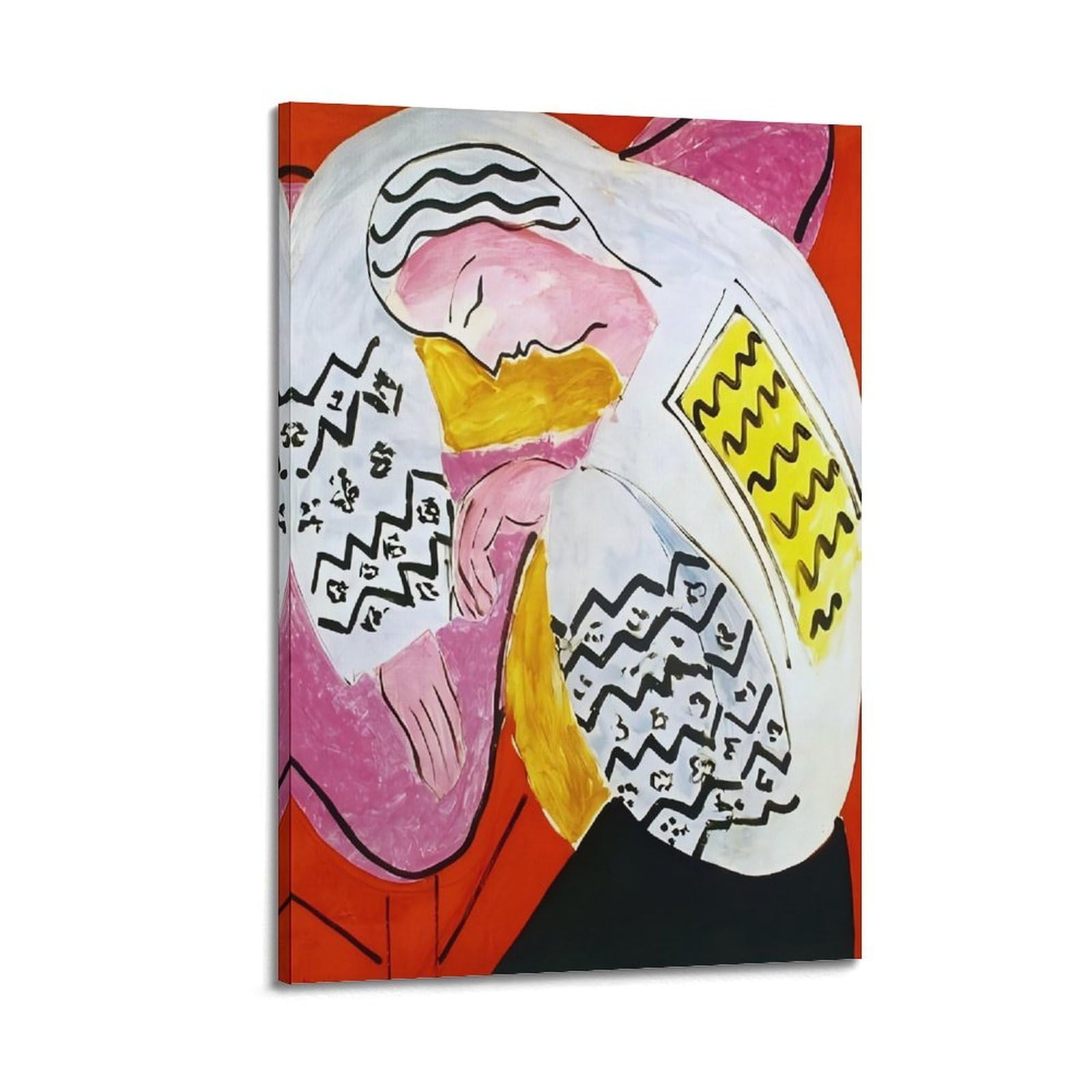 JoenTdrn Henri Matisse Aesthetic Canvas Wall Art Print Home Decor for Bedroom Living Room24x36inch(60x90cm) Frame-style
