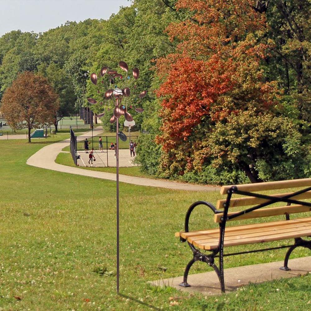 Long & Bright Multicolored Windmill LED Lights Petal Shaped Garden Decoration Outdoor Recreation Outdoor Decoration