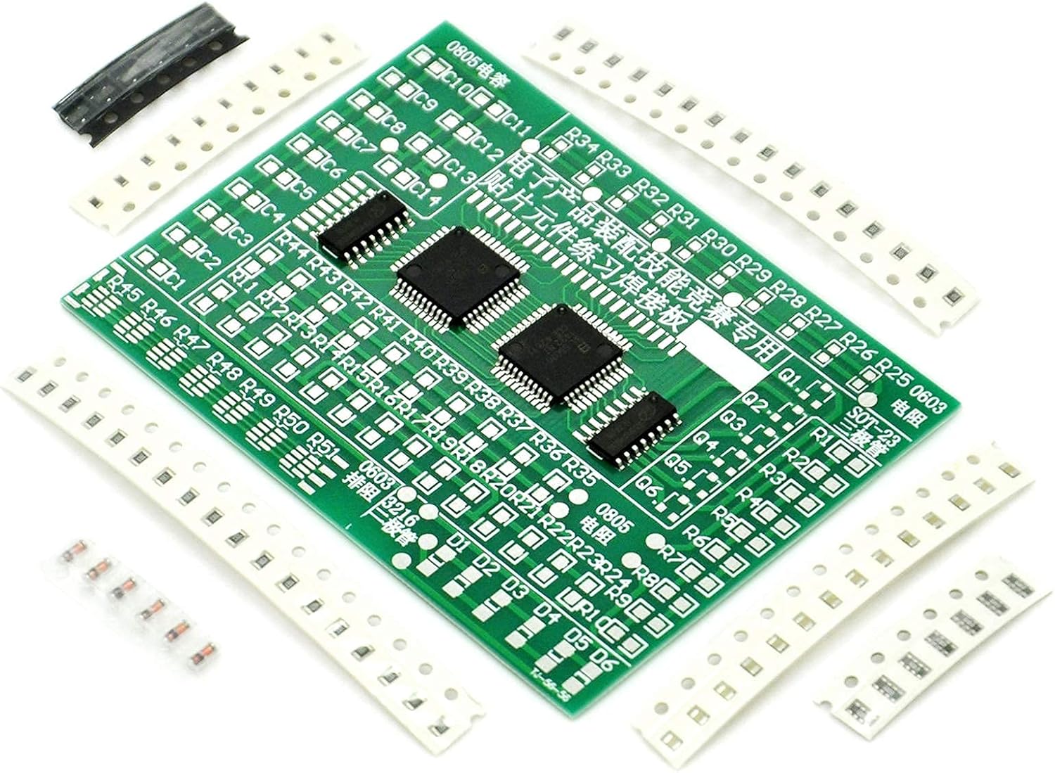 Gikfun DIY SMD SMT Welding Practice Soldering Skill Training Board