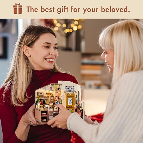 Miniatura 61 de Rolife - Kit de casa en miniatura para bricolaje, kit de fabricación de casa pequeña con muebles para adultos, decoración de Halloween, Navidad