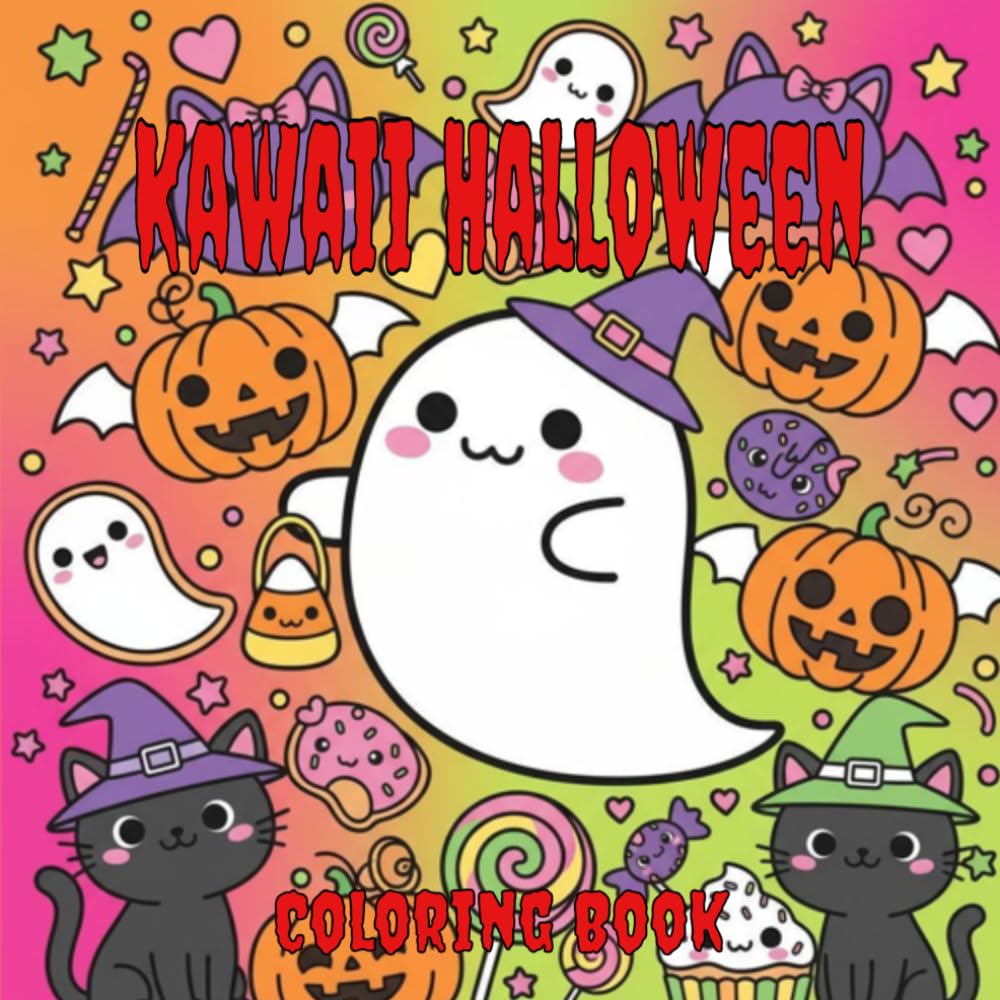 Kawaii Halloween: Adorable Spooky Fun for Kids, Teens, and Adults