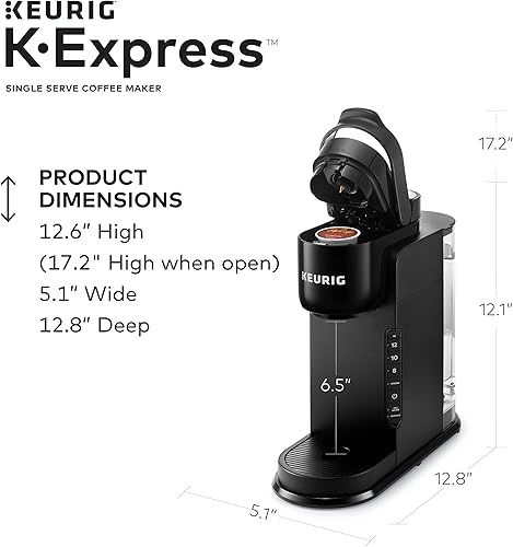Miniatura 4 de Keurig K-Express - Cafetera de una sola porción con café Bustelo Espresso estilo café tostado oscuro, 72 cápsulas K-Cup