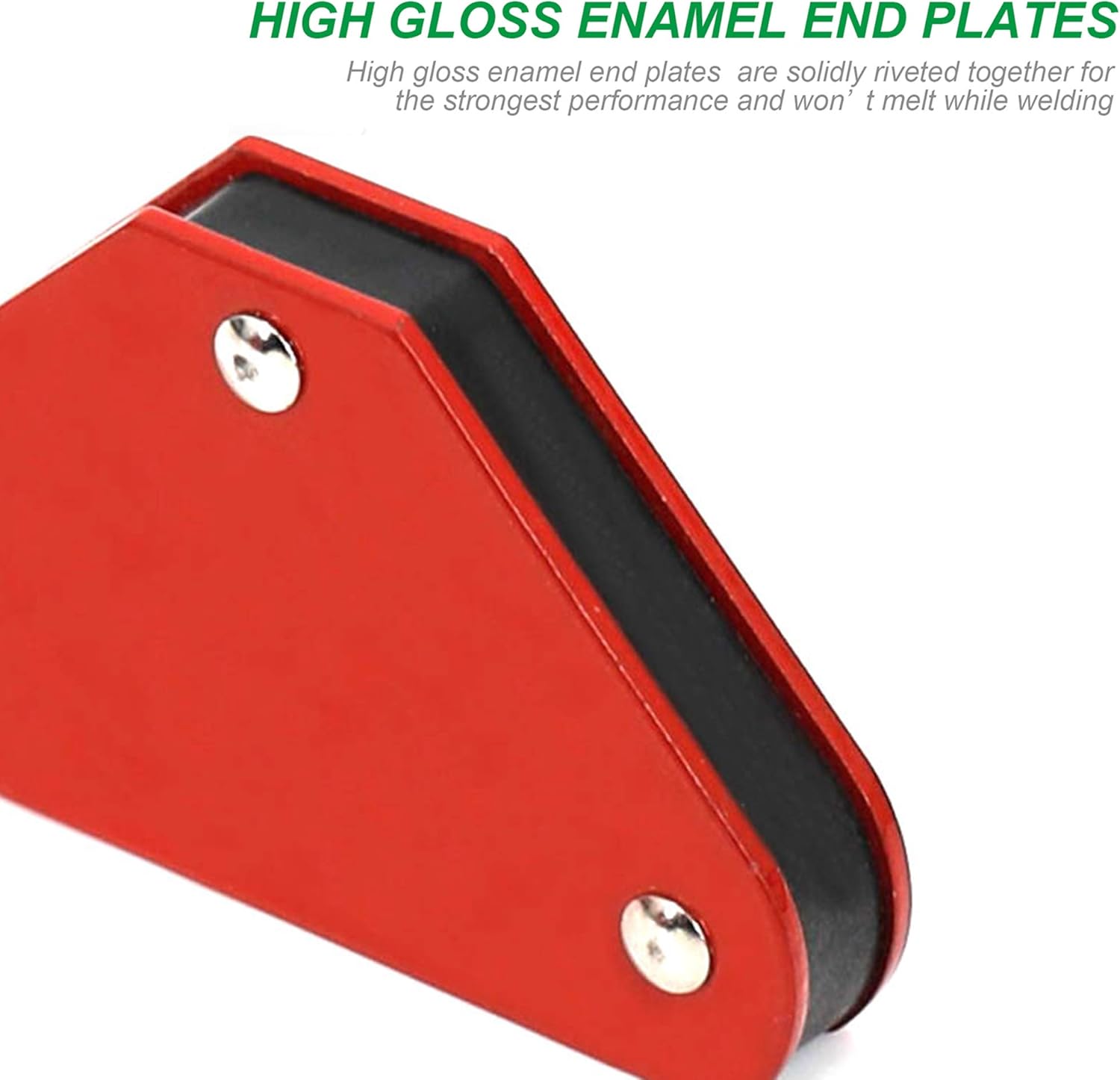 4Pack of 9LB Arrow Welding Magnets Set Arc Tig Mig Welding Magnetic Arrow Holder Multi-angle Metal Working Tools and Equipment Welding Accessories For Soldering Welding Assembly Pipes Installation - - 