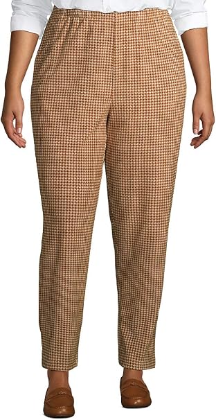 High Rise Corduroy Elastic Waist Pants 