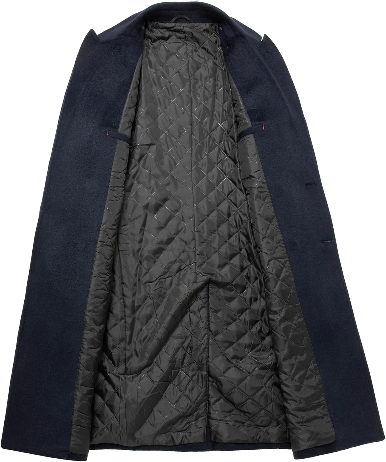 Fashion_First Lange bruine trenchcoat voor heren - Overjas van wolmix met dubbele rij knopen | Winter Peacoat voor formele en vrijetijdskleding, Bruin, XXS Fashion_First Lange bruine trenchcoat voor heren - Overjas van wolmix met dubbele rij knopen | Winter Peacoat voor formele en vrijetijdskleding, Bruin, XXS