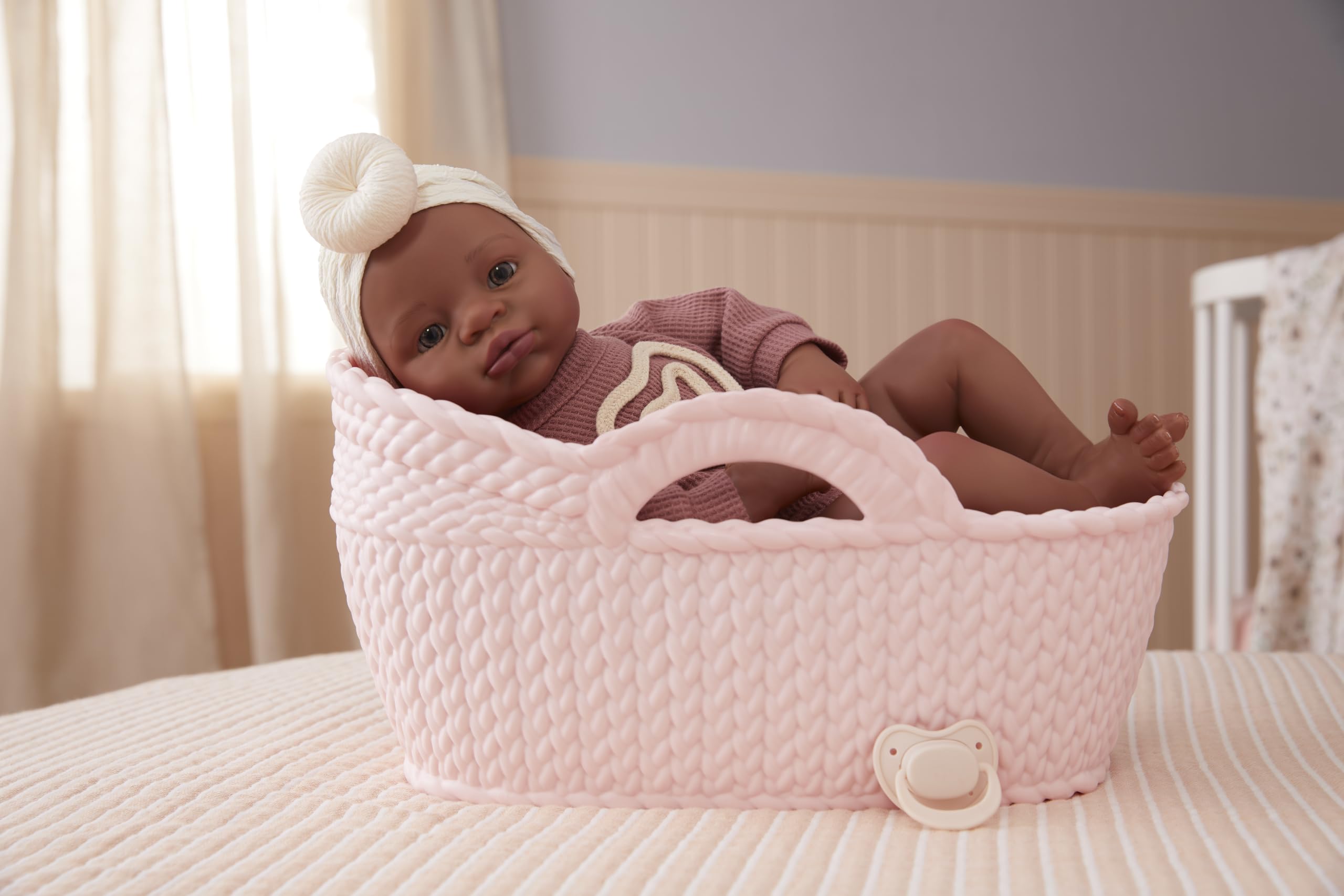Real Hand-Painted, Realistic Reborn Baby Doll Girl - Deep, Open Eyes, the Rest is a Surprise - Ages 3+