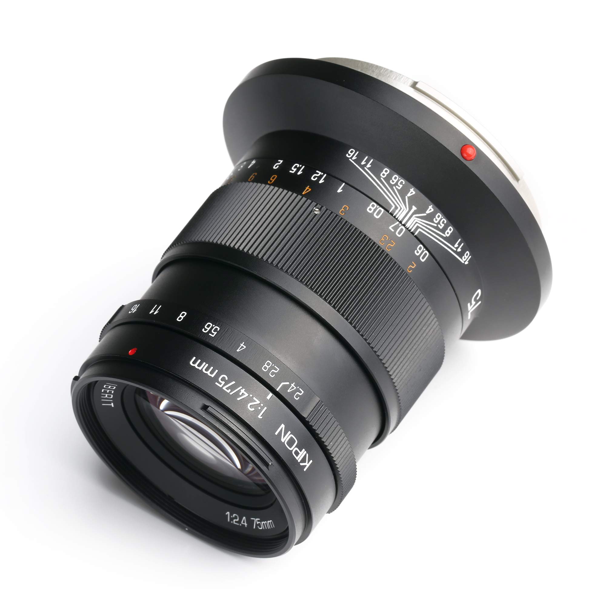 Amazon | KIPON IBERIT 75mm F2.4 for Fuji G(Black) GFX