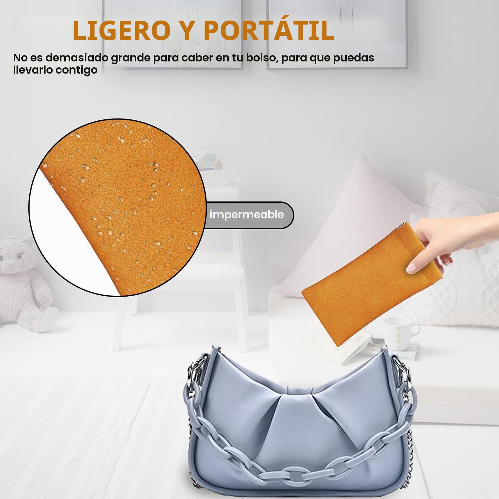 molshine 2 uds bolsa de cuero portátil para gafas de sol, estuche suave para gafas, funda para gafas para lectura, gafas de sol pequeñas