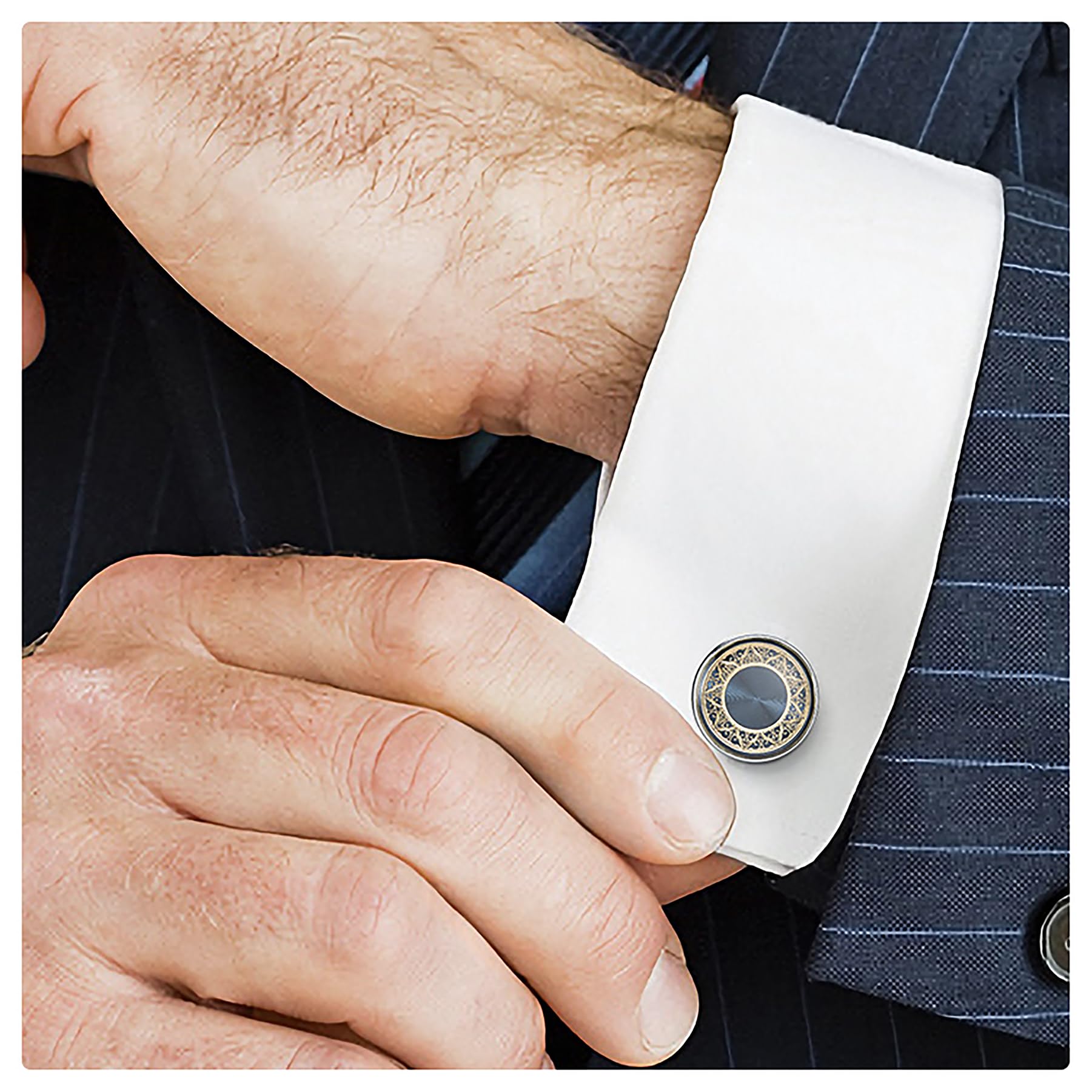Gemelli uomo, Gemelli gemello per camicia, Gemelli Wedding Business Party