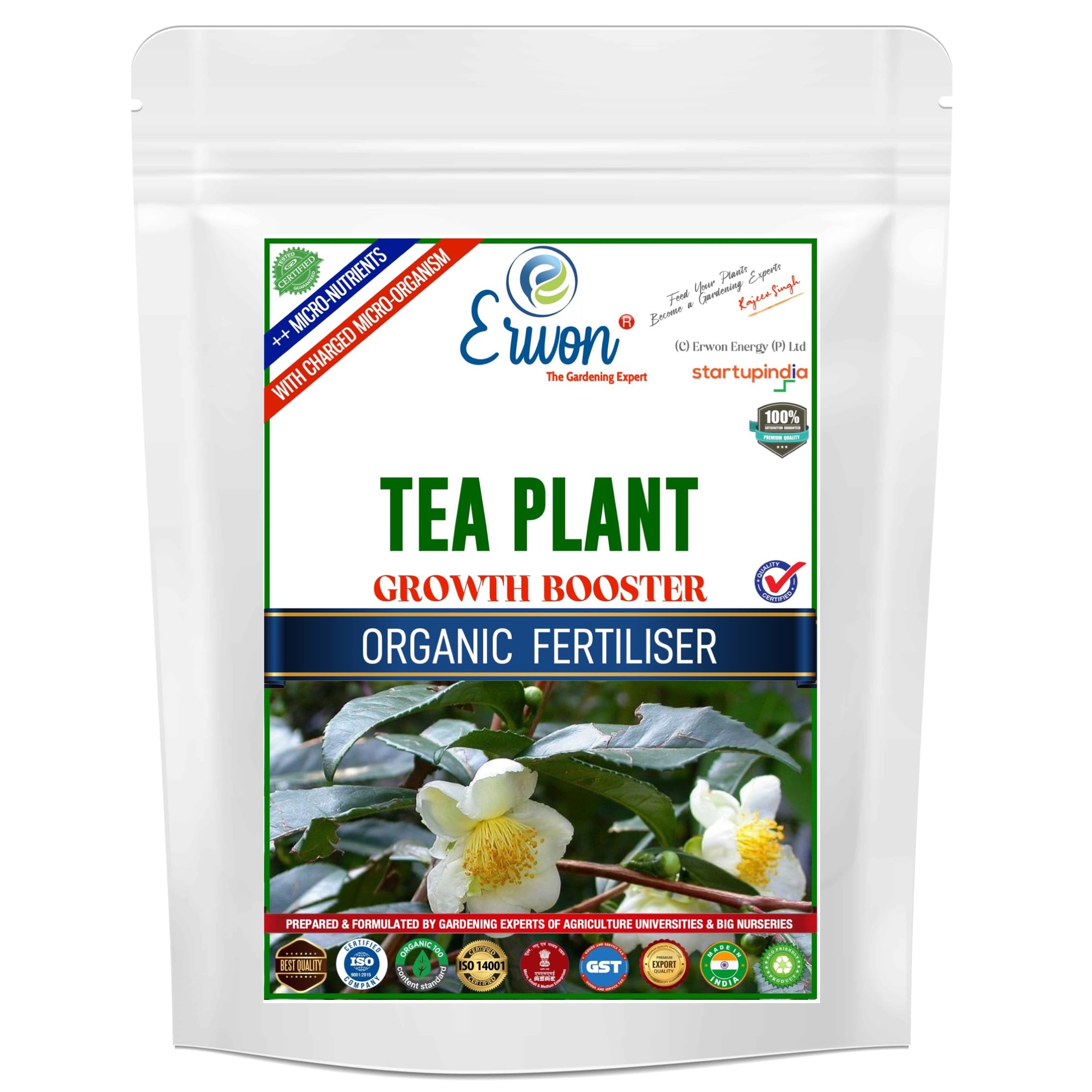 Erwon Tea Plant Growth Booster, Premium Essential Powerful Organic Fertiliser for Tea Plant with Charged Micro-organism and ++ Micronutrients (5 kg) (B0B5PF189W) Amazon Price History, Amazon Price Tracker