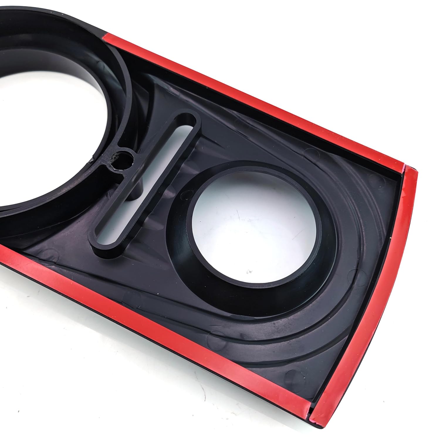 Dash Panel Insert Speedometer Cover Fit for Harley Softail Fatboy 2000-2017 (Black)