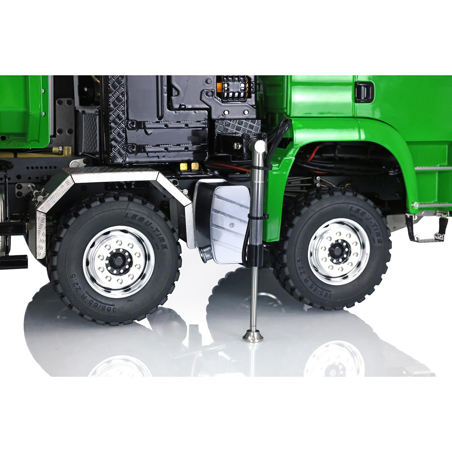 LESU 1/14 8x8 RC Roll-on/Off Hydraulik Ladekran Kipper Kippfahrzeug Flysky PL18EV