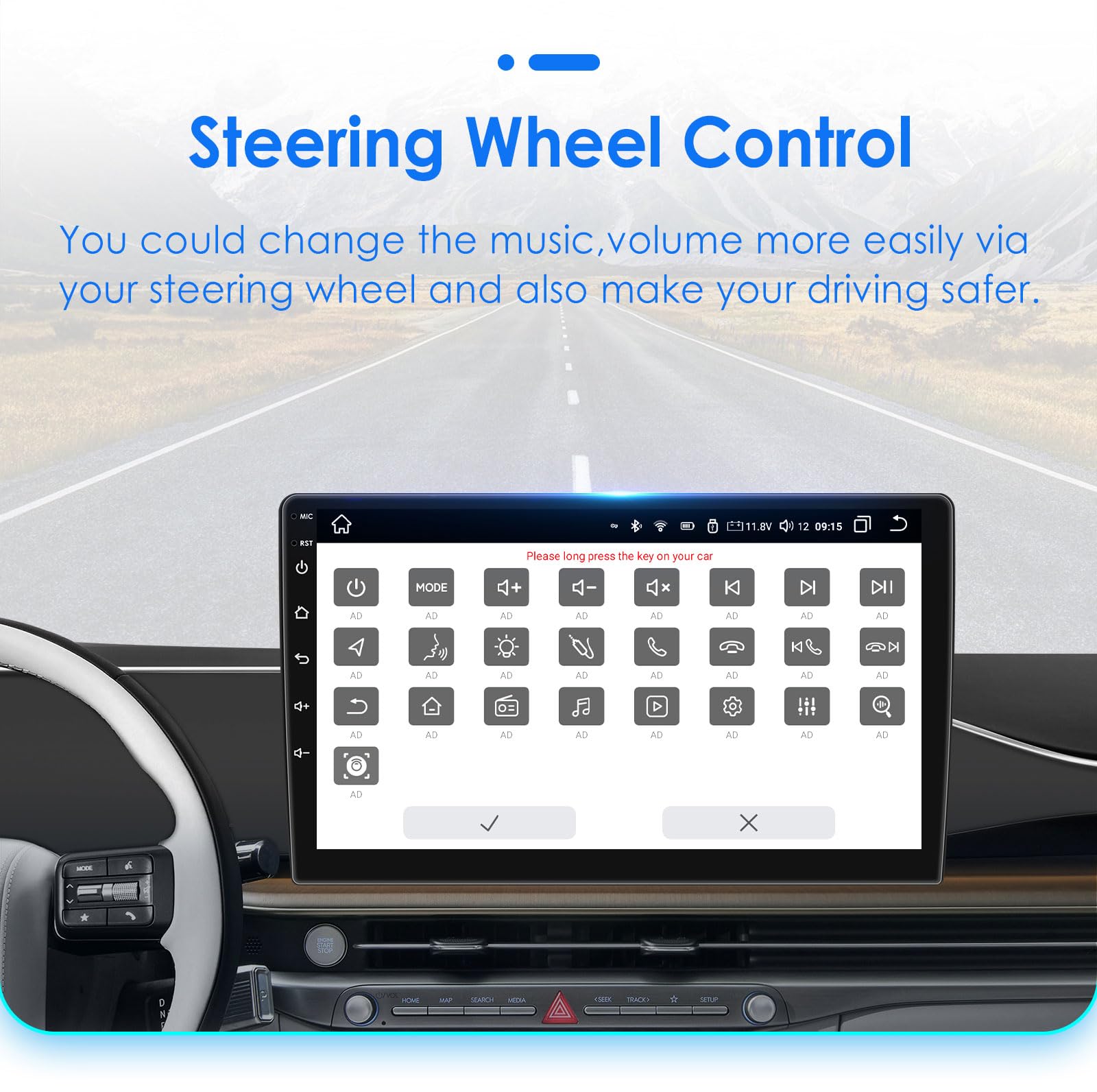 Android 13 Car Radio 9 Pulgadas Pantalla táctil 8 núcleo para Citroën Jumper II/Peugeot Boxer II/Fiat ducato 2006-2022 WiFi Wired Android Car, Wireless carplay Bluetooth WiFi 4G GPS RDS Am/FM