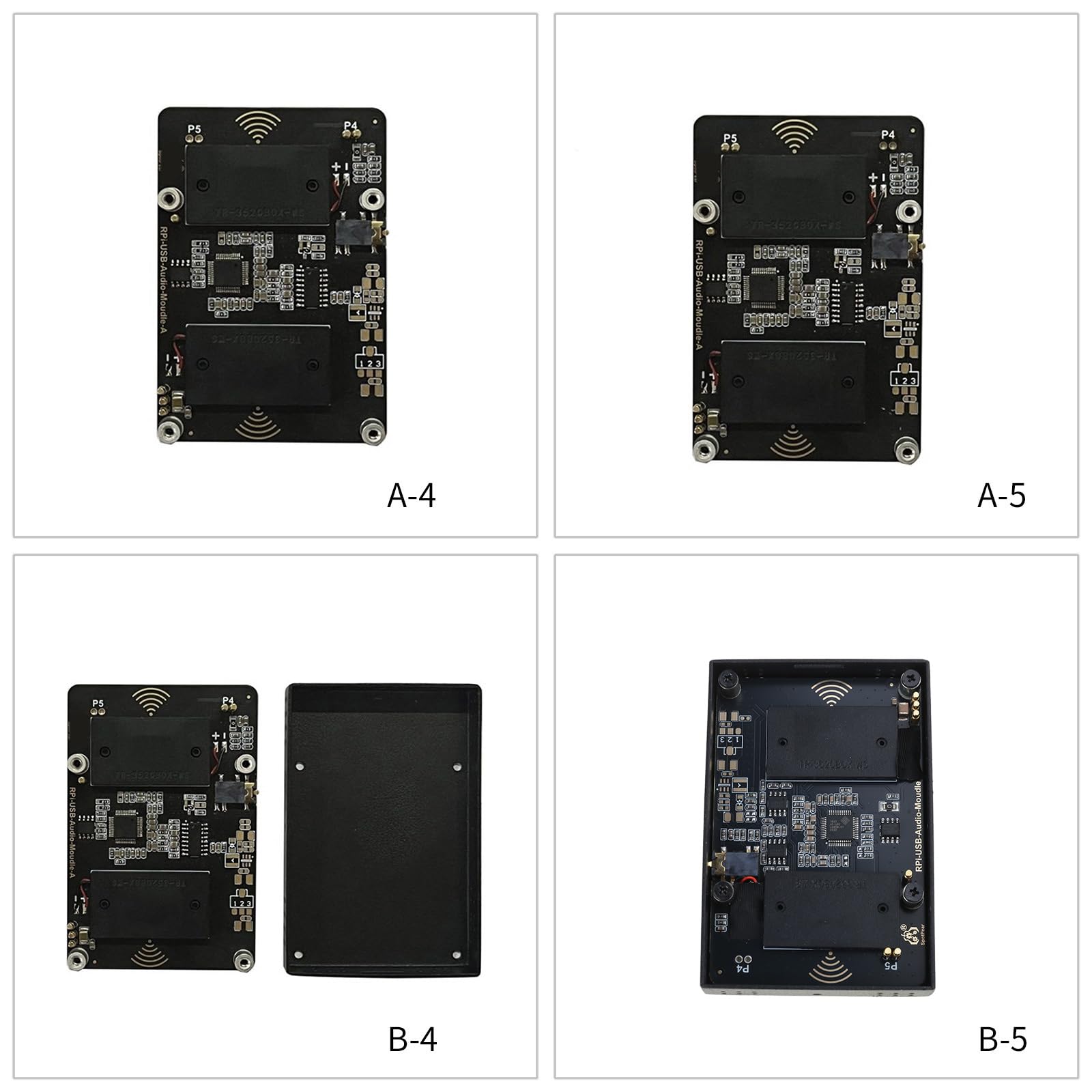 Tarjeta de Sonido USB actualizada para RPi, For PI5 with Shell