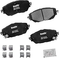 Vista 257 de Pastillas de Freno Delanteras Cerámicas Bendix Priority1 CFC430A para Modelos Selectos INFINITI G35, I30, Nissan 350Z, Altima, Juke, Maxima, Sentra