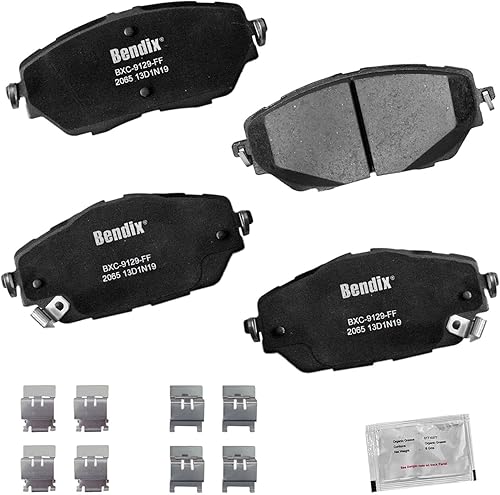 Vista 268 de Bendix Priority1 CFC1035 Pastillas de freno delanteras de cerámica para modelos seleccionados Chevrolet Aveo, Aveo5, Optra, Spark, Spark EV, Pontiac