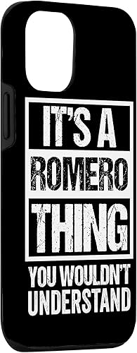 Miniatura 3 de iPhone 14 Pro It's A Romero Thing You Wouldn't Understand  Family Name Case