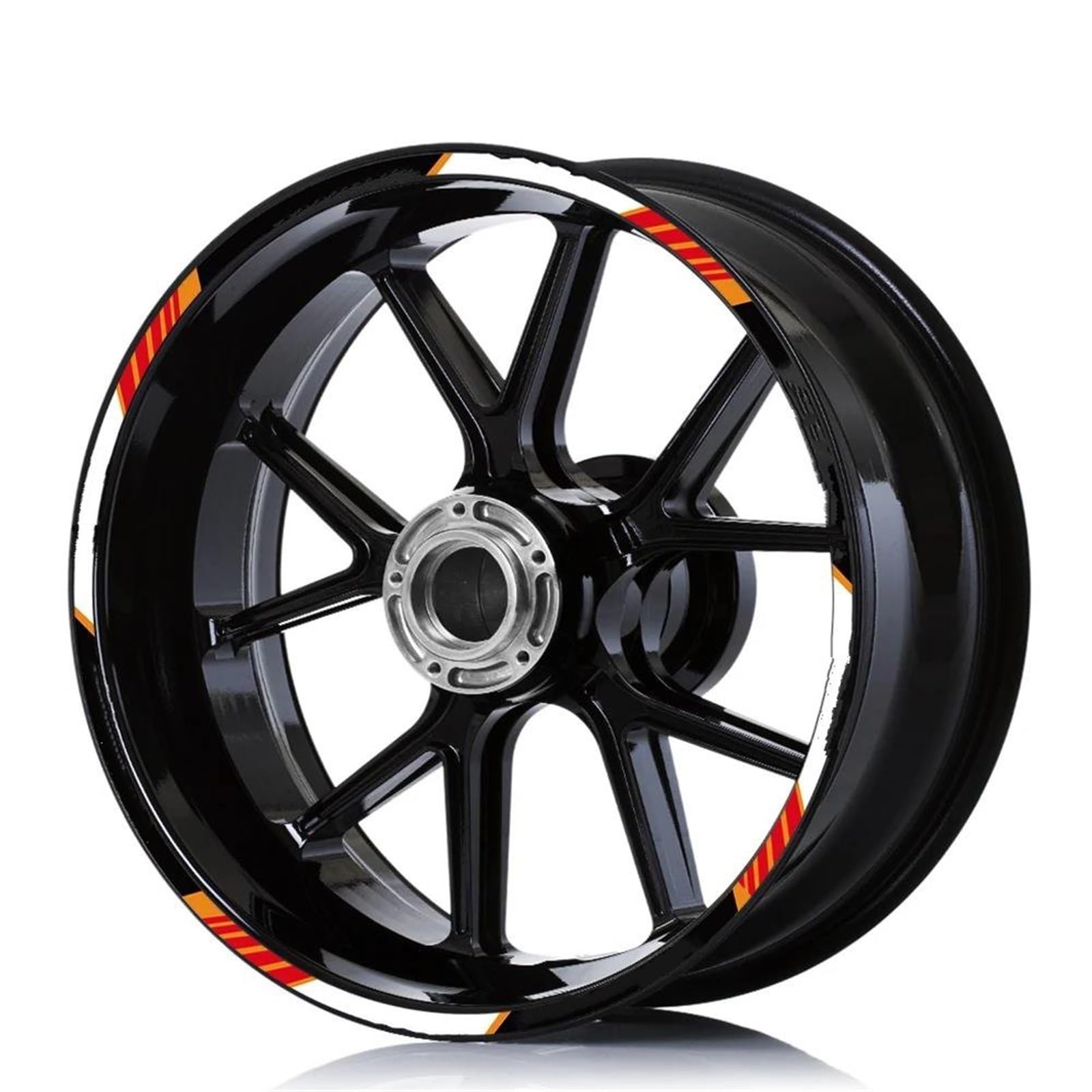 Stickers Motorcycle Reflective Rim Stripe Stickers Edge 1 Set for REPSOL HRC CBR250RR CBR400RR CBR600RR CBR1000RR(Style 1)