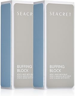 Ad – SEACRET - Professional Nail Buffing Block. 3 Ways Buffing Block The Secret for Shiny Nails. Manicure & Pedi...