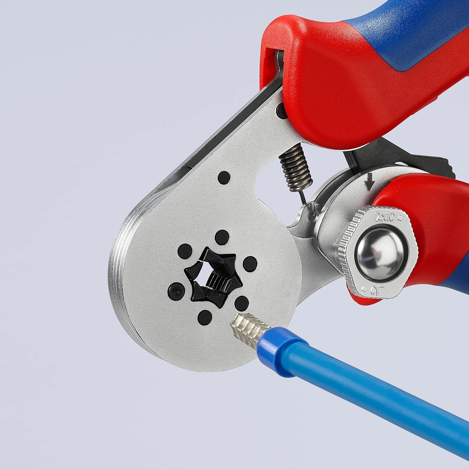 KNIPEX Zelfinstellende Krimptangen Voor Adereindhulzen Met Zij Invoering
