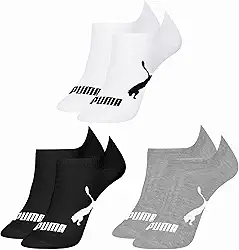 Kit 3 Pares Meia Puma Soquete Sapatilha Invisível Respirável Original