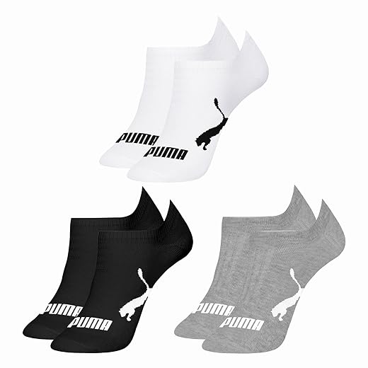 Kit 3 Pares Meia Puma Soquete Sapatilha Invisível Respirável Original