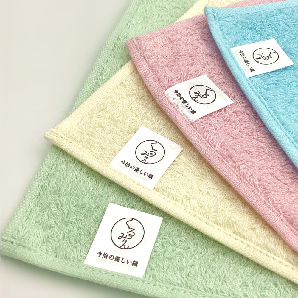 Amazon.co.jp: 京佑 日本製 ハンドタオル 今治産 綿100％ 約25×25cm