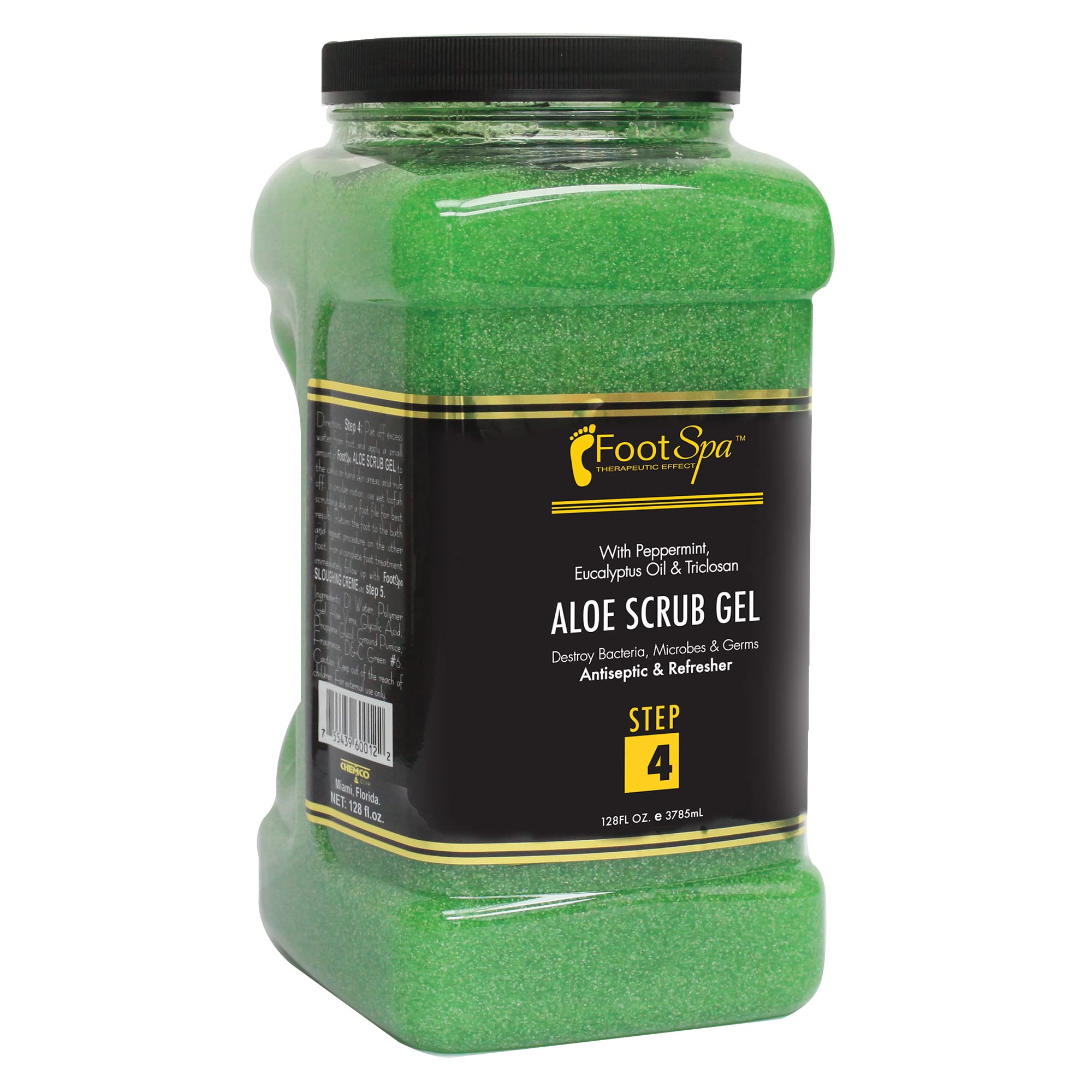 Buy FOOT SPA Exfoliating Scrub Gel, 128 Oz Manicure, Pedicure and