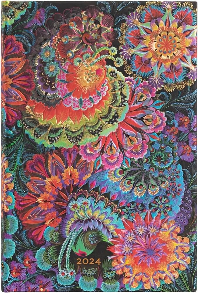 Paperblanks 12-Month Calendar 2024 Moonlight | Verso | Mini (95 × 140 mm)