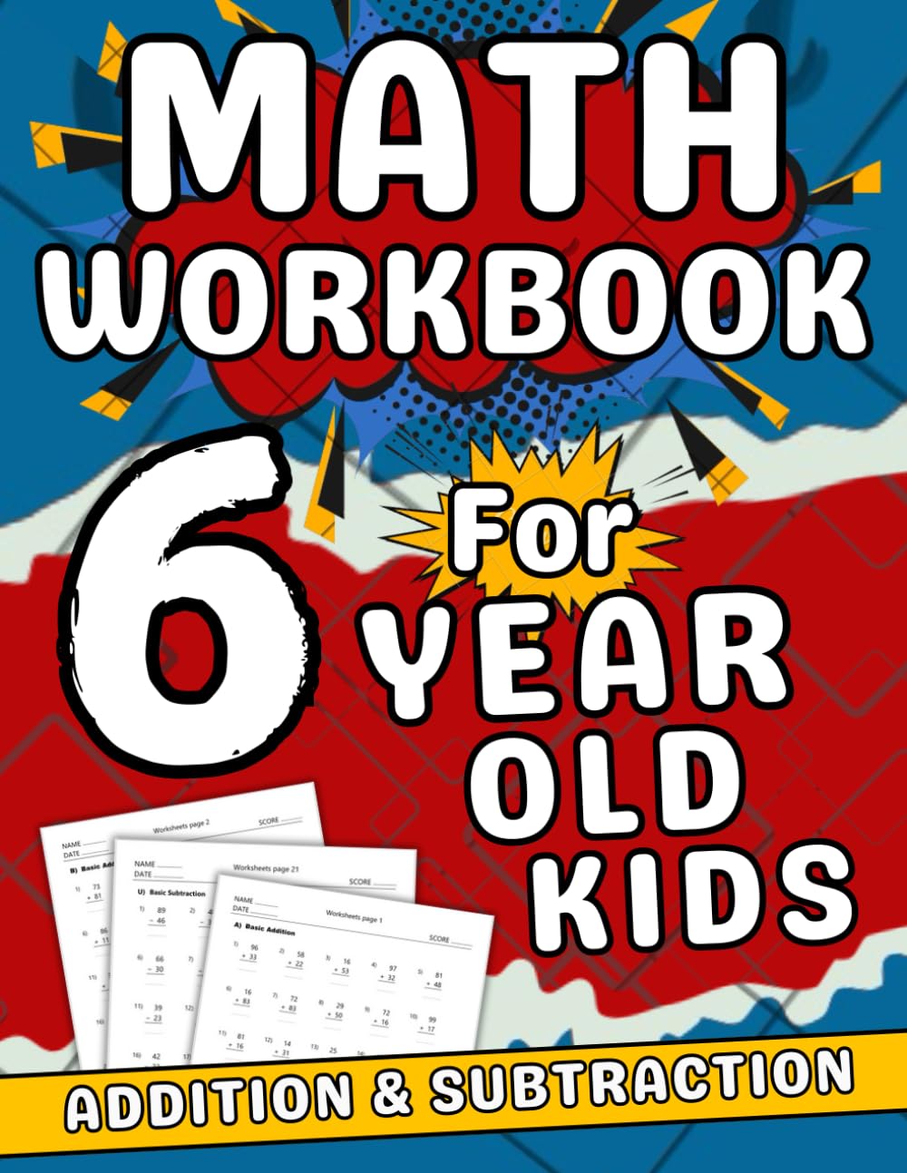 Math Workbook Addition And Subtraction With Answers: Math Practice Workbook For Kids +2000 Exercises