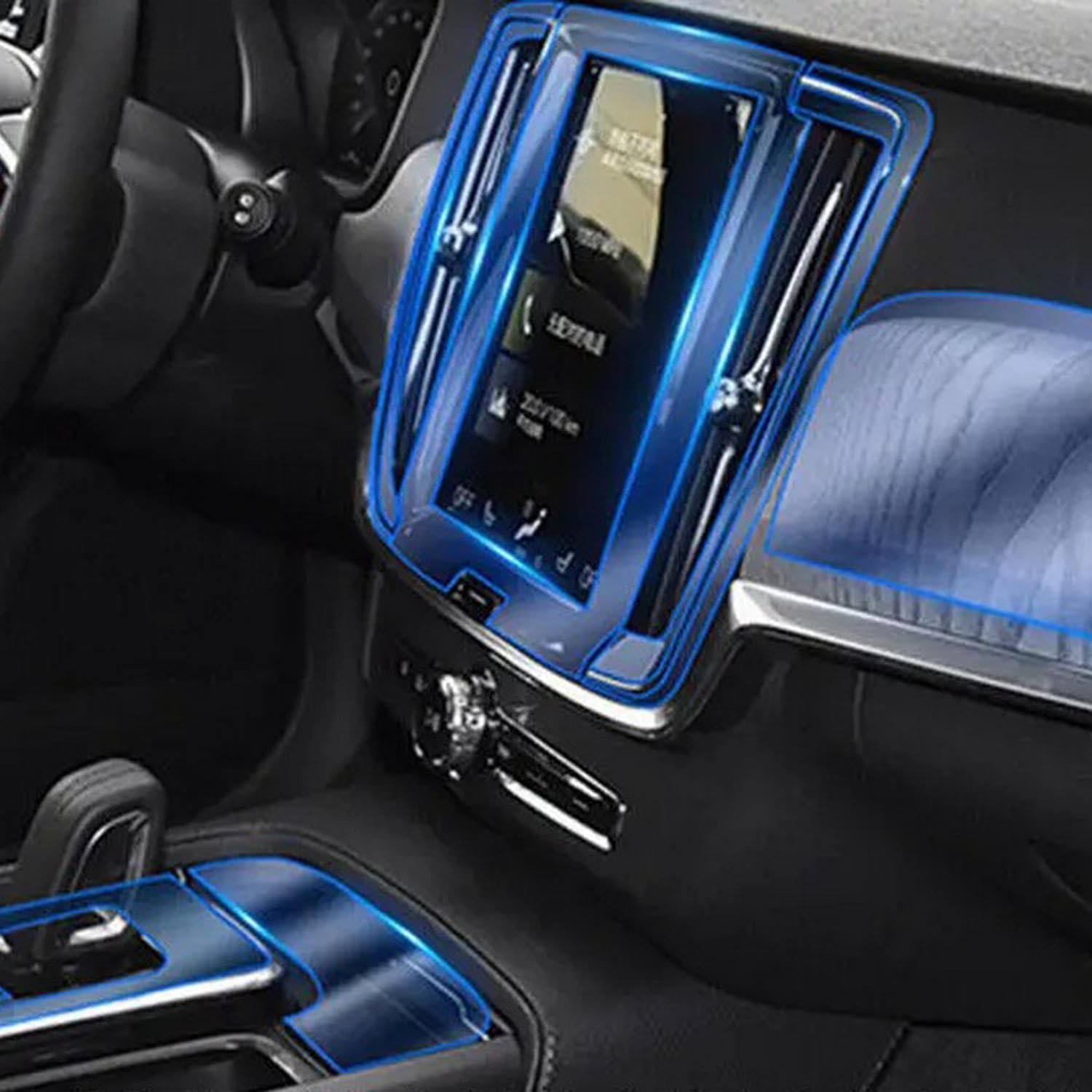 Film protecteur console centrale TPU pour Volvo V90 2020-2023