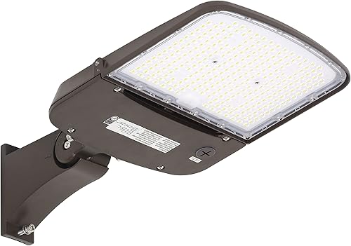 hykolity Luz de estacionamiento LED conmutable de 150W200W, iluminación de calle LED de 150LMW con fotocélula 400W-600W HPS Equiv. 100-277V, 5000K