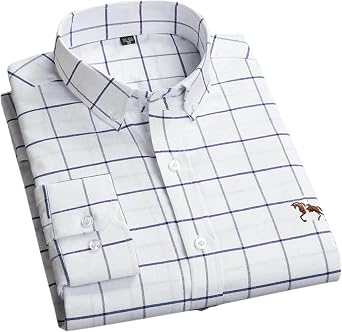 Long Sleeve Shirts for Men Clothing Autumn Winter Cotton Top Blouse Business Casual Shirts Korean