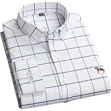 Long Sleeve Shirts for Men Clothing Autumn Winter Cotton Top Blouse Business Casual Shirts Korean