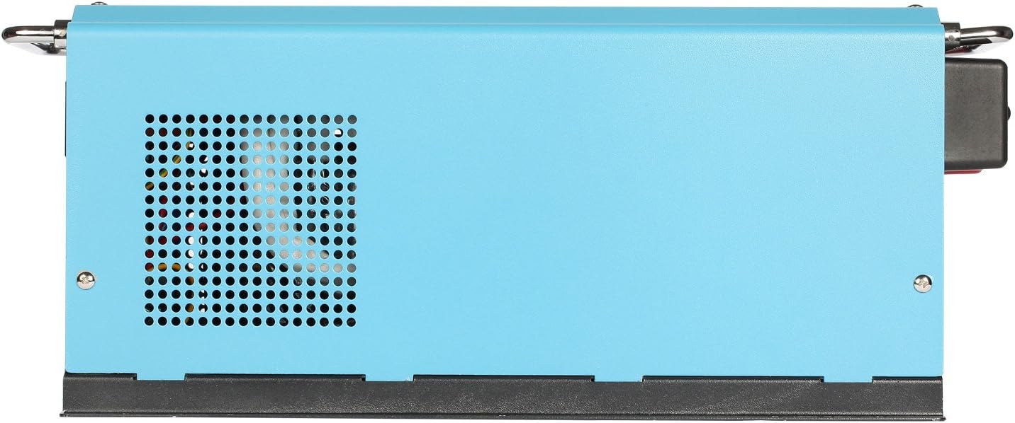 Amazing 🔥 HEAVY DUTY (35 lb) - 12V 2000W (PEAK 6000W) Pure Sine Wave Inverter - MicroSolar - With Battery Charger & Cable - Support Microwave, Air Conditioner etc.