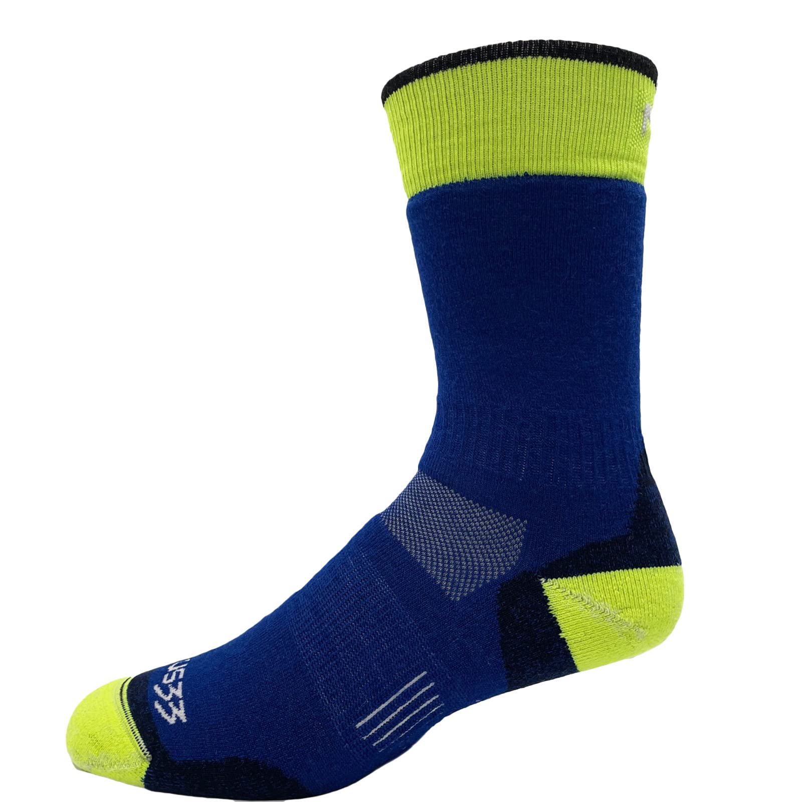 USA Made - Micro Cushion Ski and Snowboard Socks - Over the Calf Socks - Merino Wool - Mountain Heritage