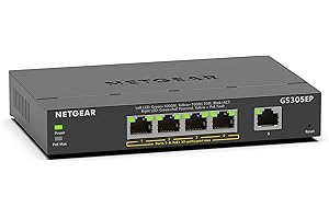 Netgear GS305EP 5 Port Gigabit Ethernet Plus Switch