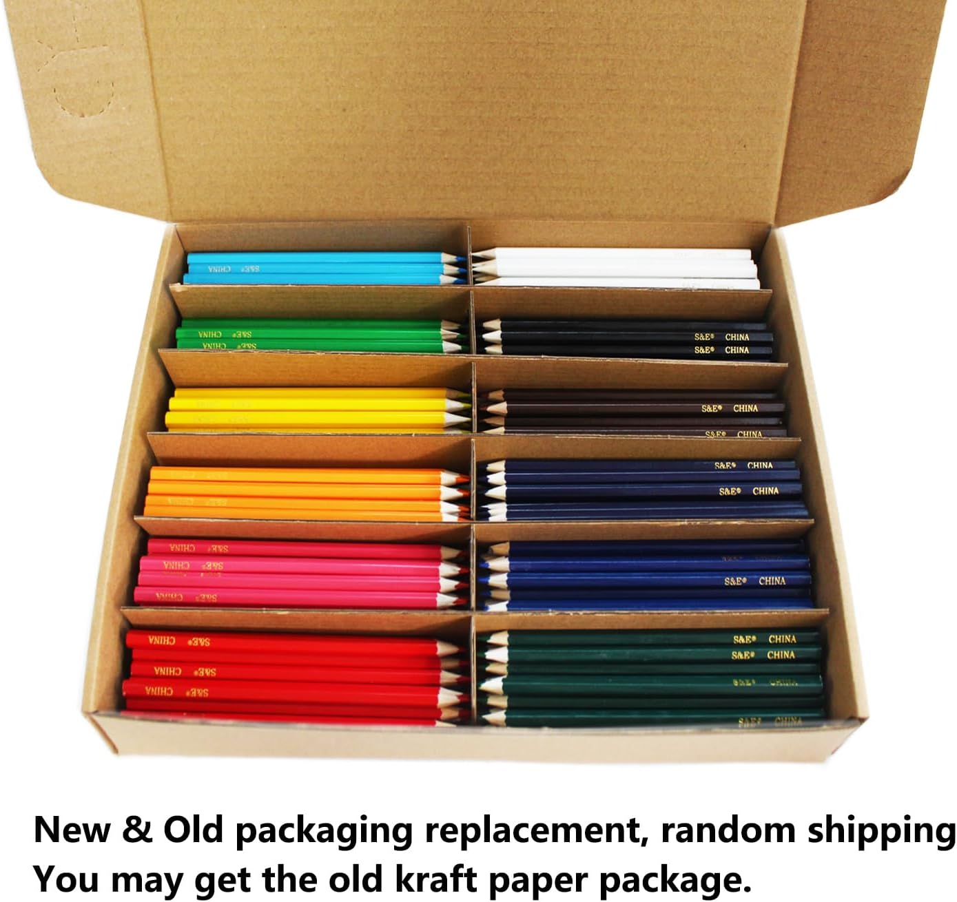 S & E TEACHER'S EDITION 240Pcs Colored Pencils, Coloring Pencils Set Drawing Pencils for Sketch, Woodcase Lead Arts, for Coloring Books