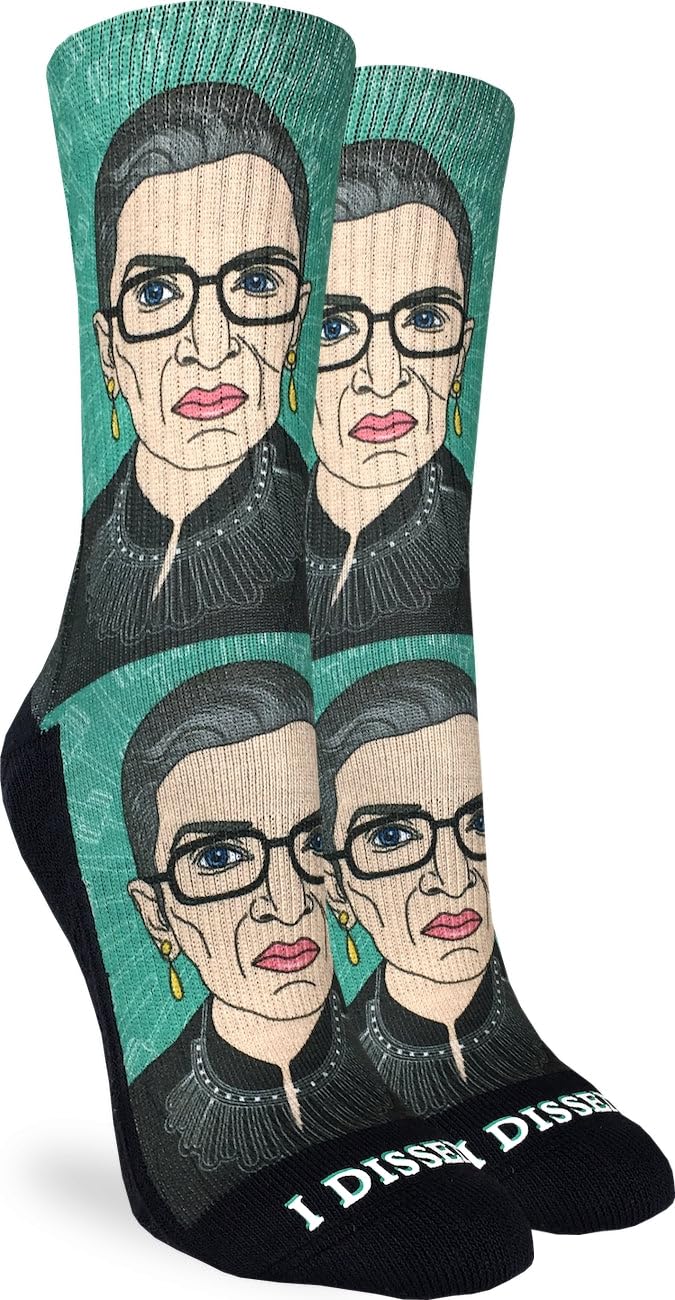 Women's Ruth Bader Ginsburg, Judge, Feminist Socks, Adult