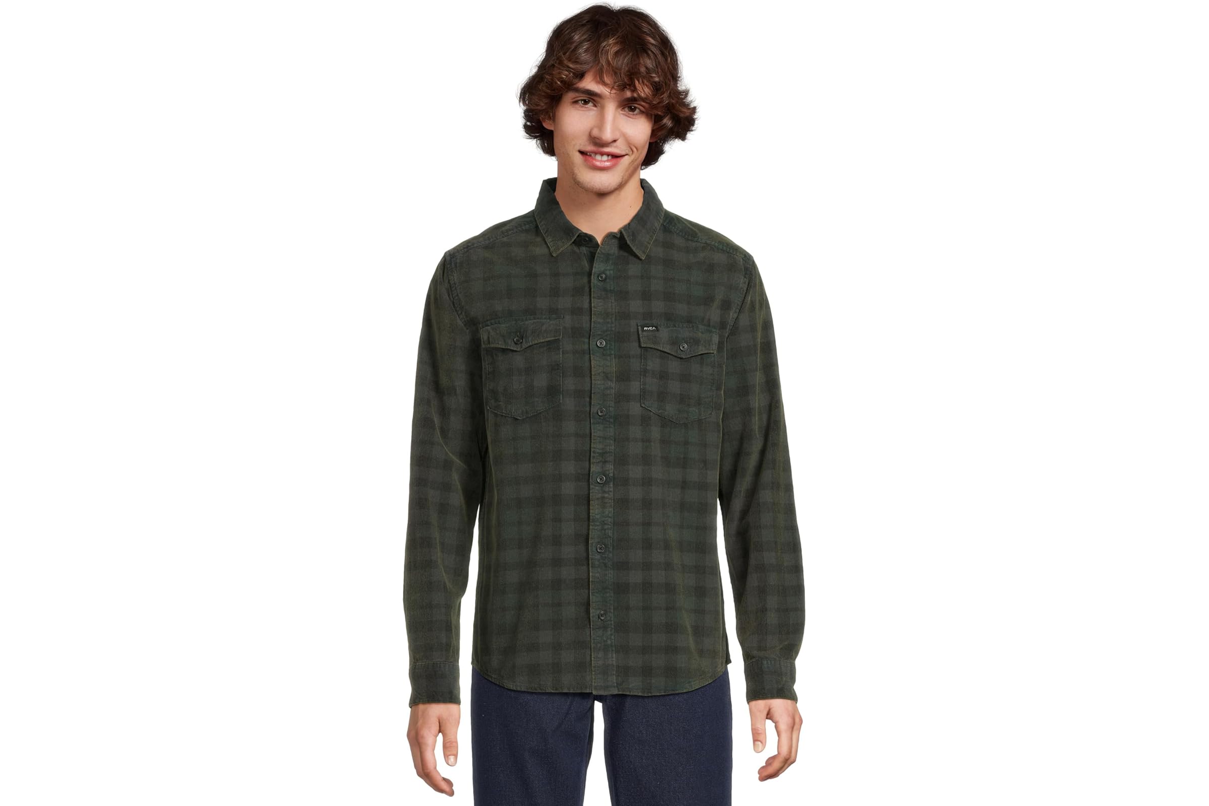 Мужская рубашка RVCA Artifice Cord Long Sleeve