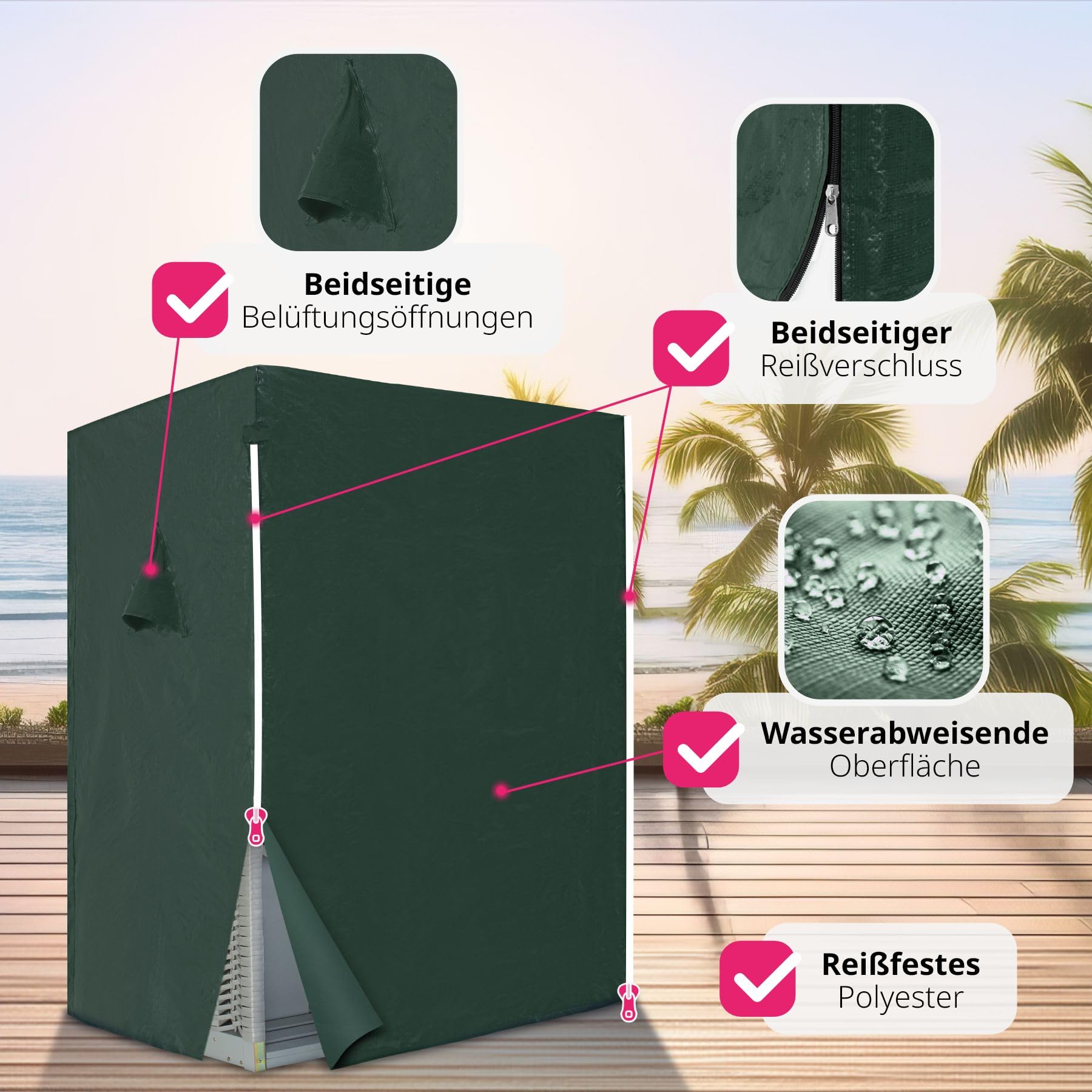 tectake strandkorb