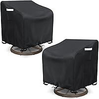 Vista 10 de AKEfit Fundas para sillas de patio impermeables para muebles de exterior, paquete de 1, fundas resistentes para sillas de exterior, impermeables