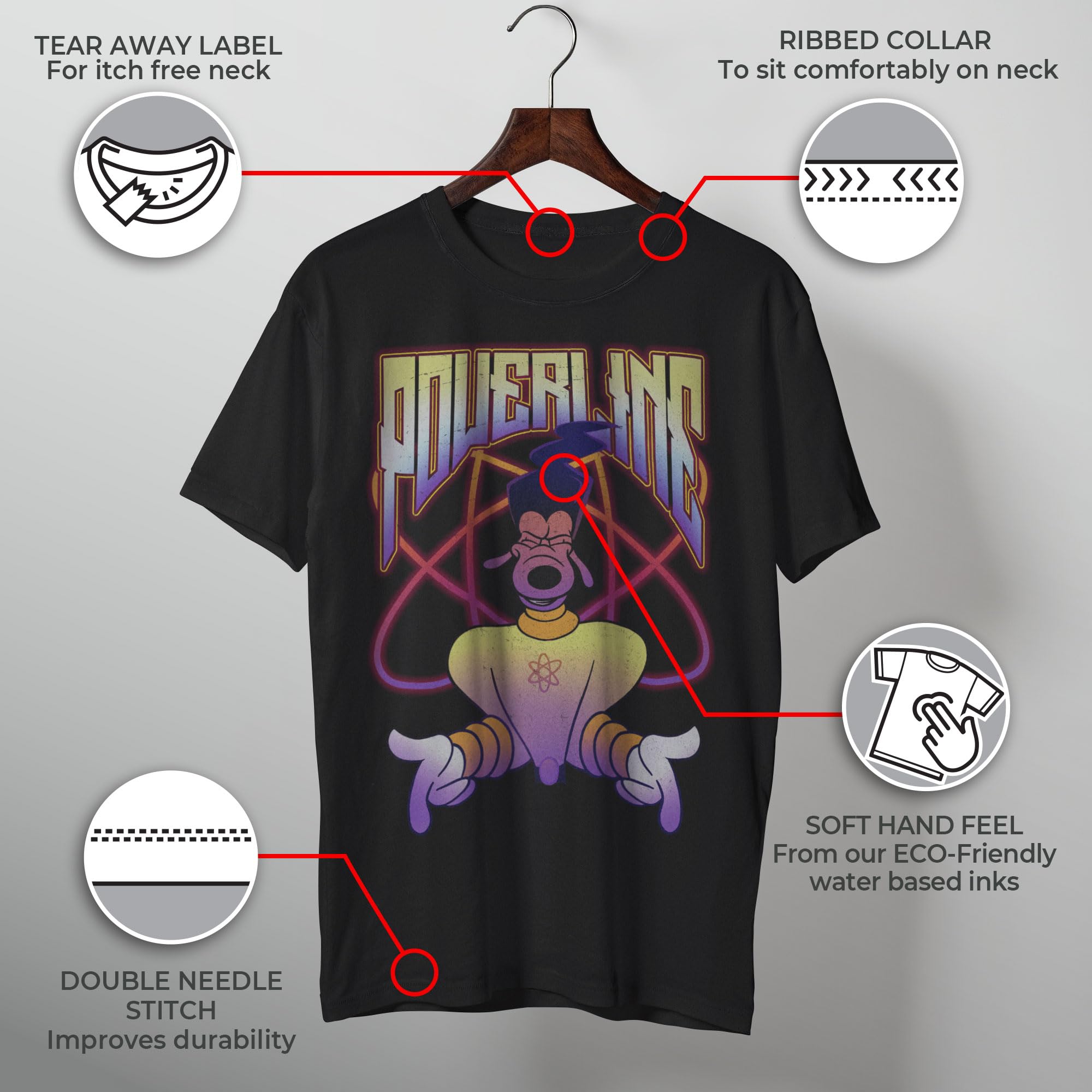 Disney Powerline Jam T-Shirt Uomo