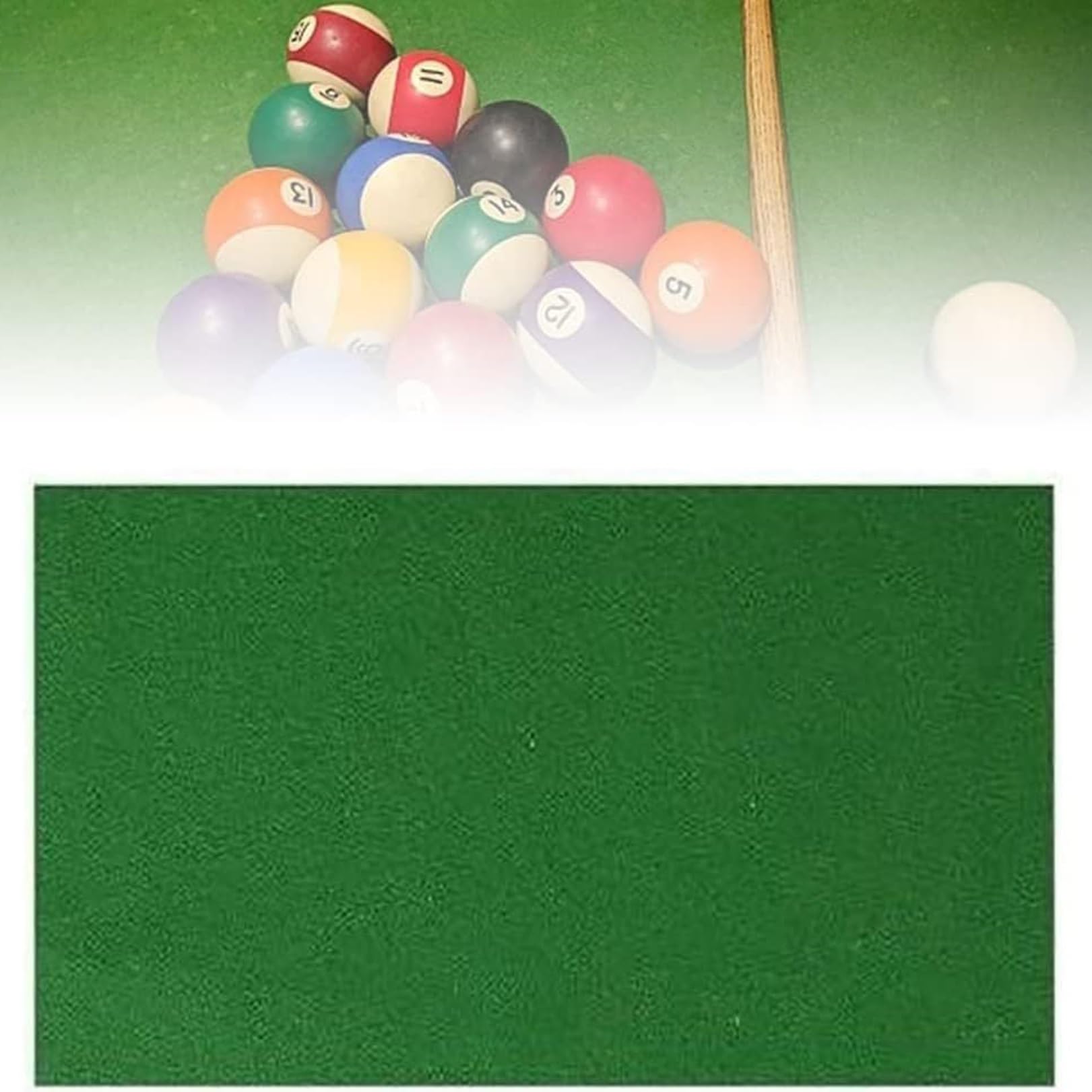 Kit De Fieltro Para Mesa De Billar De 9 Pies - Mezcla Lana Y Nailon, 0.6 Mm, Incluye Tiras Para Cojines